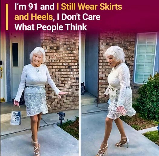 91-Yr-Old TikTok Star Wears Mini-Skirts And Dances For Her Followers