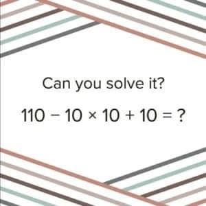 Find the solution without relying on a calculator.