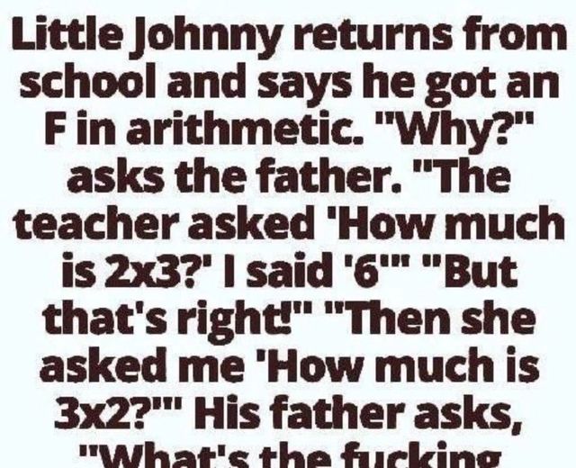 Little Johnny’s SAVAGE Response to His F in Math! 😂📚 You Won’t Believe His Answer!