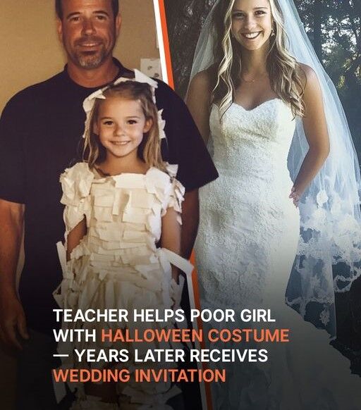 Teacher Helps Poor Girl with Halloween Costume, Years Later Walks Her Down Aisle as Dad — Story of the Day