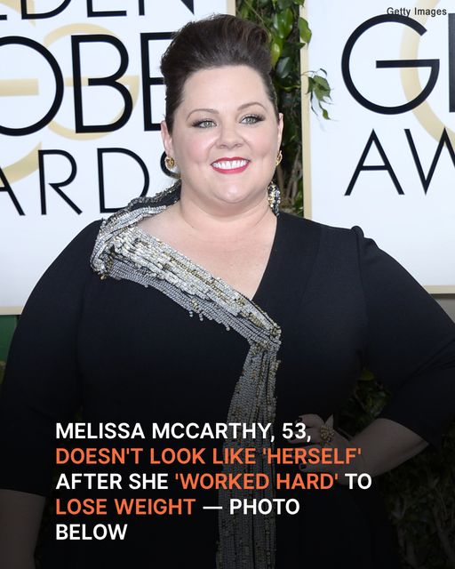 53-Yr-Old Melissa McCarthy Shows Off Her Weightloss In A Stunning Metallic Dress