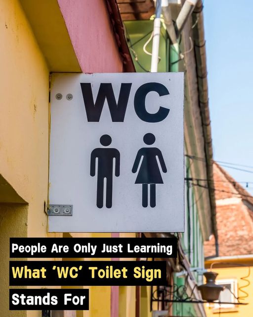 People Had No Idea What ‘WC’ Toilet Sign Meant