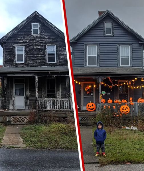 Boy Decorated A Home And Saves The Holiday For A Lonely Old Woman