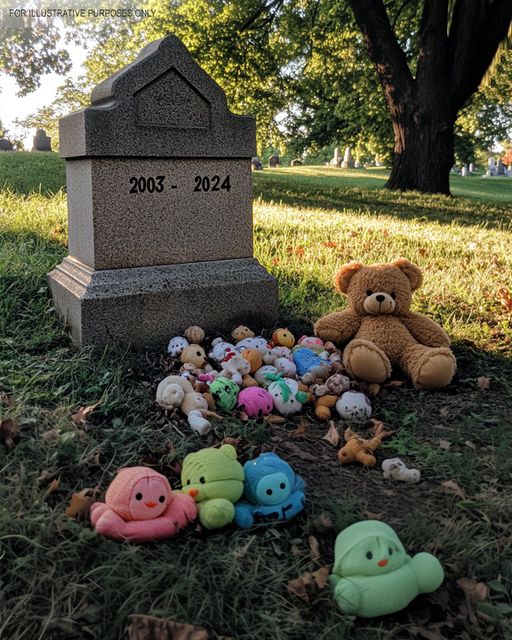 Grieving Mom Finds Toys Every Day On The Grave Of Her Son