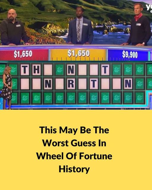 The Worst Guess On Wheel Of Fortune Revealed