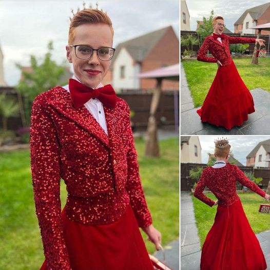 Some Are Calling This 16-Yr-Old Boy’s Prom Gown ‘Vile’