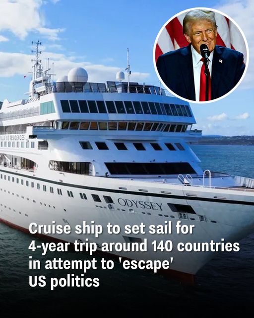 Cruise Ship Sets Sail After Trump Elected For A 4-Year Cruise