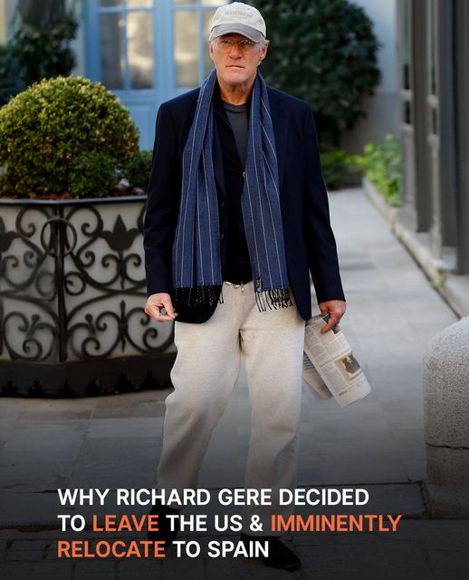 Richard Gere Decides To Leave The US And Move To Spain