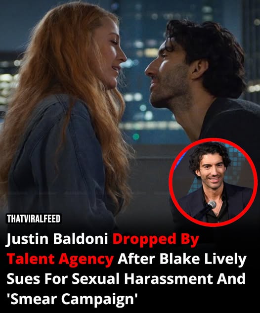 Justin Baldoni Dropped By Talent Agency Following Blake Lively Lawsuit Over Harassment And ‘Smear Campaign’