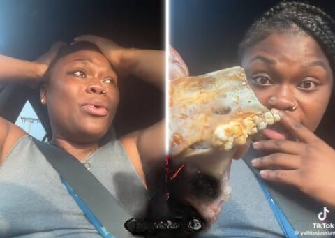 DINNER TURNED TO HORROR Disturbing! Woman Finds Full Row Of Teeth Still On The Bone Inside Her Food