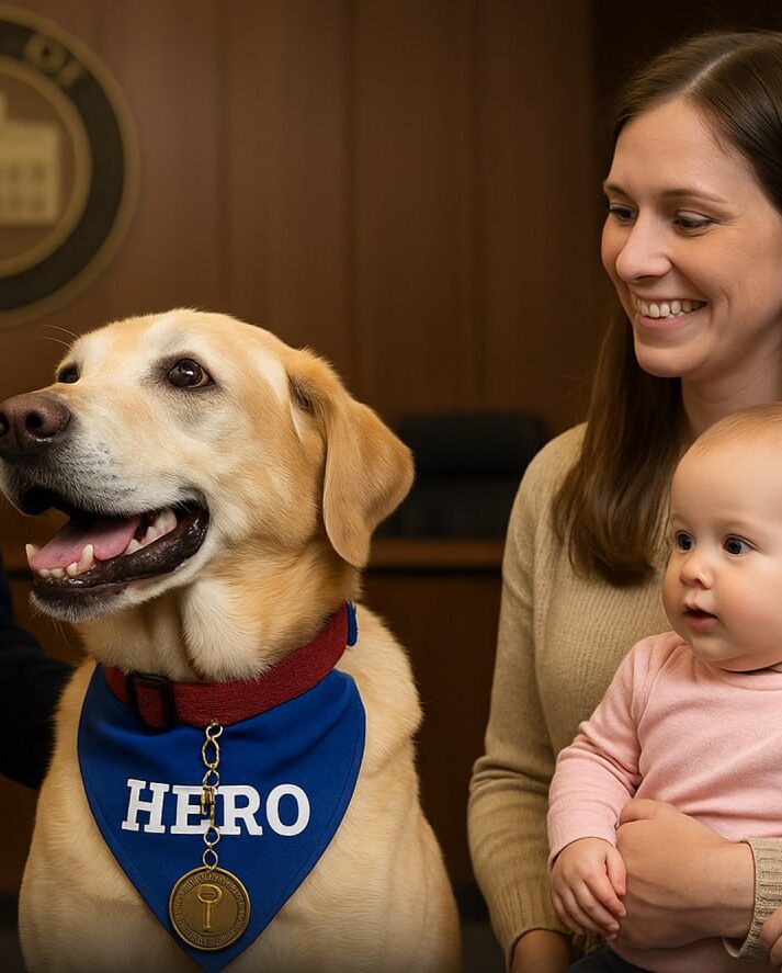 Senior Shelter Dog Saves Baby’s Life in Michigan—Now Hailed as a Local Hero