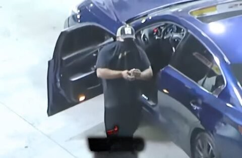 FILLED THE TANK, THEN VANISHED Man In A High-Speed Chase Stops To Get Gas And Still Escapes After Ditching The Car Under A Freeway!