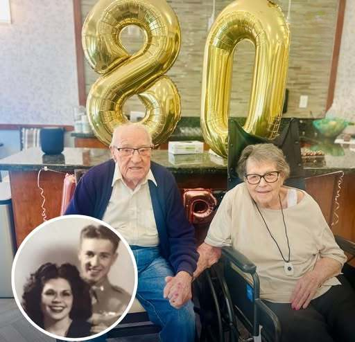 Couple celebrates 80th wedding anniversary at assisted living facility in Lancaster