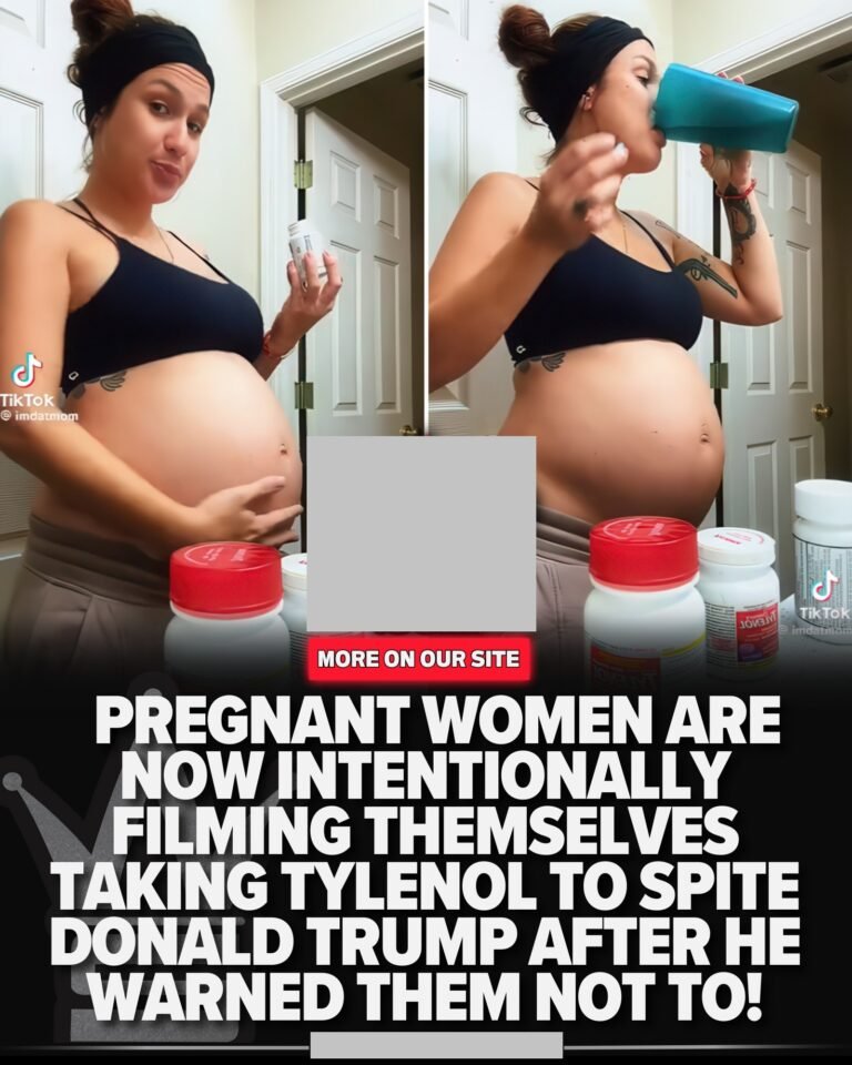 TYLENOL TROLL Moms-To-Be Are Now Purposely Taking Tylenol On Camera In A TikTok Trend Just To Troll Donald Trump’s Recent Health Warning!