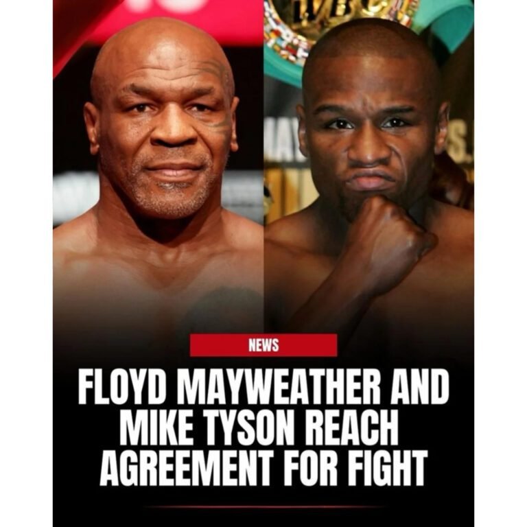 According to TMZ, #MikeTyson and #FloydMayweather have signed a deal to fight, tentatively set for spring 2026.