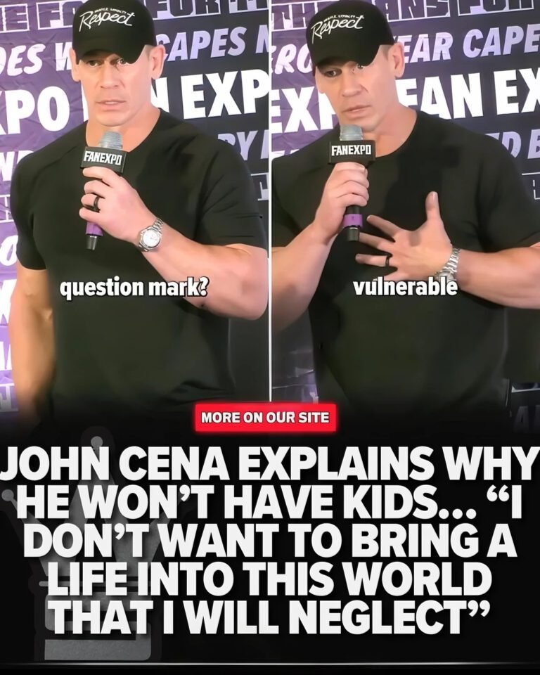 CENA SPEAKS ON FATHERHOOD John Cena Keeps It Real On Why He Won’t Have Kids… “I Don’t Want To Bring A Life Into This World That I’ll Neglect”