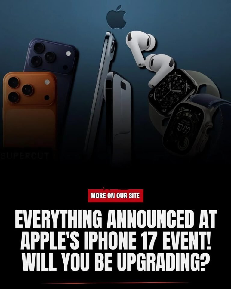WILL YOU BE UPGRADING? Everything Announced At Apple’s iPhone 17 Event!