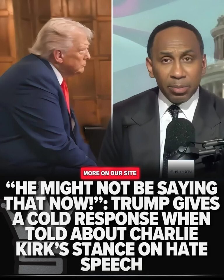 TRUMP’S WILD RESPONSE “Ice Cold: After Being Told Charlie Kirk Said ‘No Such Thing As Hate Speech,’ Trump Responds, ‘He Might Not Be Saying That Now.’