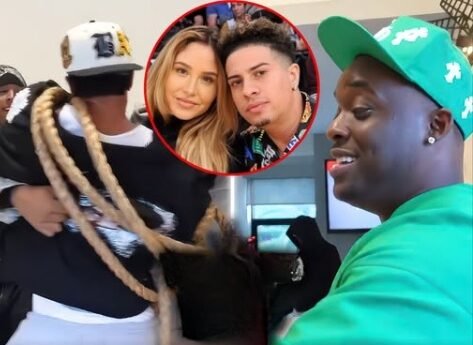 FROM JOKE TO RAGE Austin McBroom Tries To Attack DuB While Tied To A Chair After DuB Said ‘Everything You Taught Your Wife In 10 Years, She Gave To Another Guy In 2’