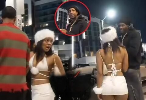 SHE COULDN’T RESIST Girl Risked Her Relationship Mid-Street Interview… Her Man Had To Drag Her Away From King68