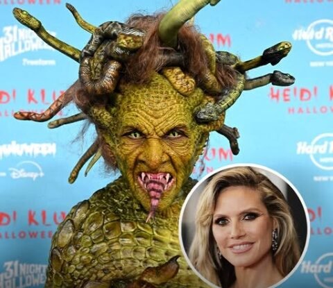 Everyone is mind-blown by the same detail on Heidi Klum’s ‘horrifying’ Medusa Halloween costume