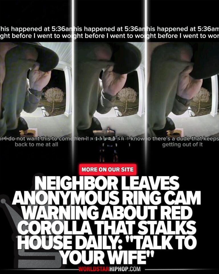 Neighbor Leaves Anonymous Ring Cam Warning About Red Corolla That Stalks House Daily: “Talk To Your Wife”