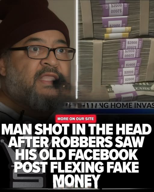 FAKE CASH FLEX Man Flexes Fake Cash On IG, Gets Shot In The Head After Robbers Storm His Home For The Loot